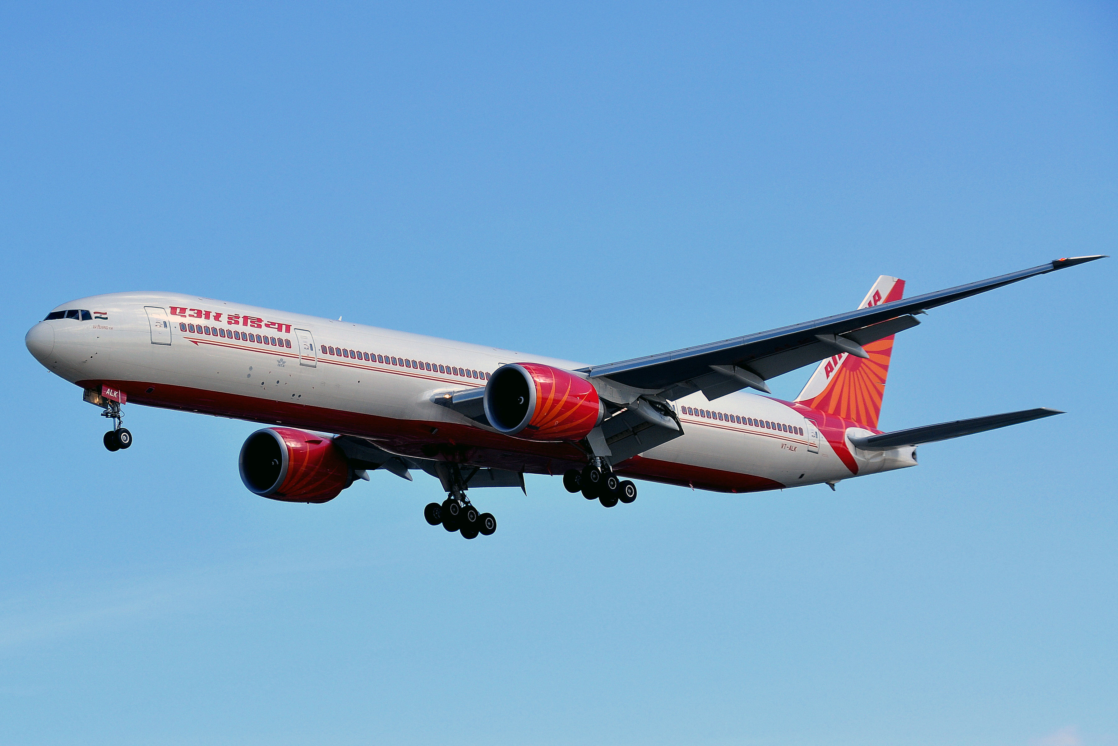 Air India Boeing 777 — the carrier cancelled all Riyadh flights until October 10
