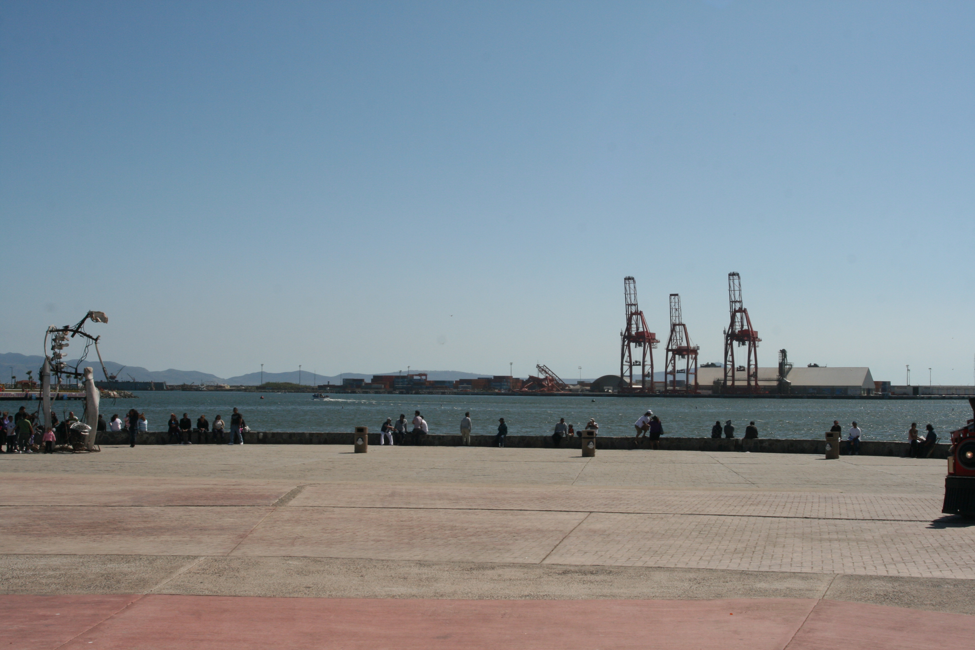 Ensenada malecón waterfront in Baja California after the Mexico surfers murder verdict
