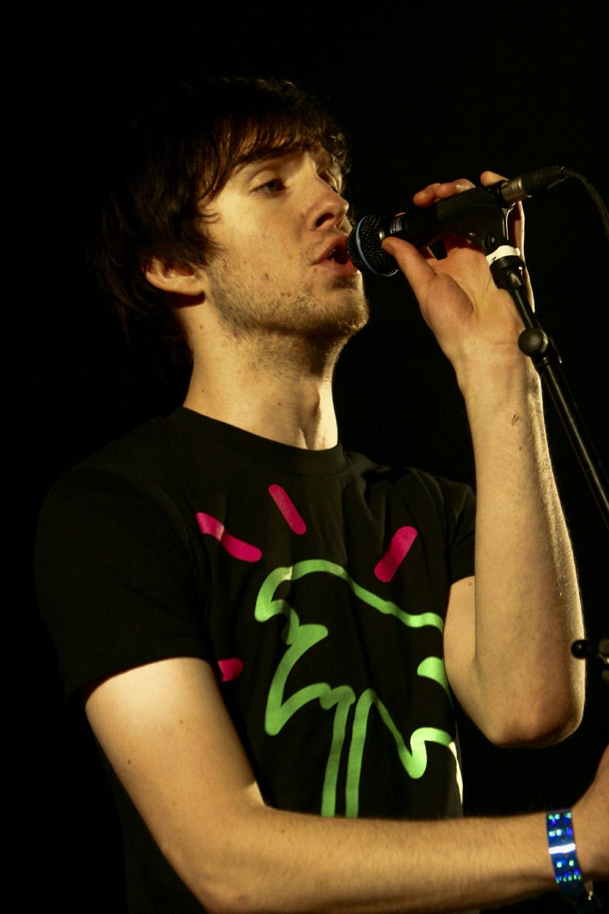 Calvin Harris performing live on stage