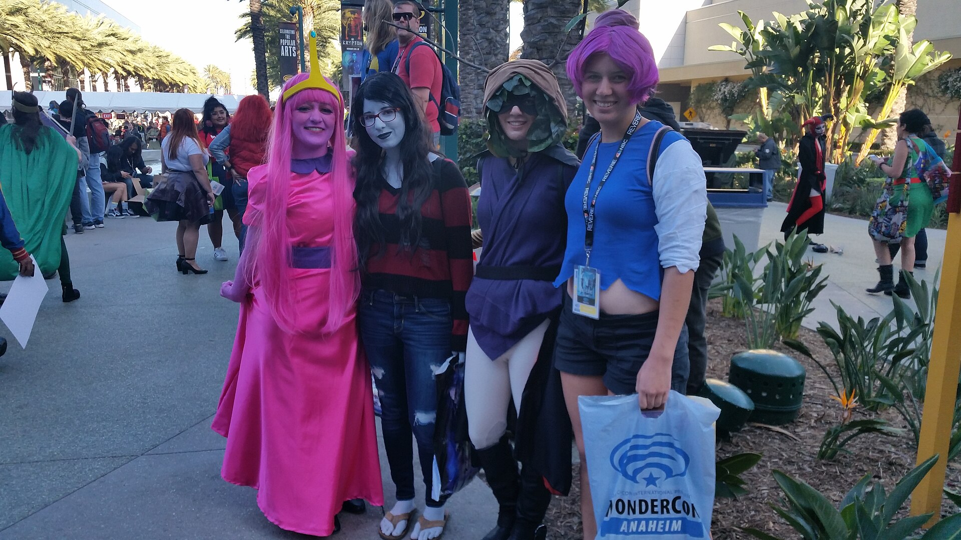 Adventure Time cosplayers at WonderCon Anaheim — Cartoon Network leak 200GB fan culture file photo