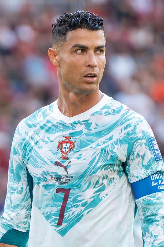 Cristiano Ronaldo playing for Portugal at the 2026 FIFA World Cup
