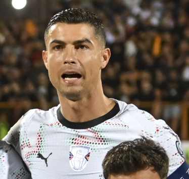 Cristiano Ronaldo with the Portugal national team during 2026 World Cup qualifying
