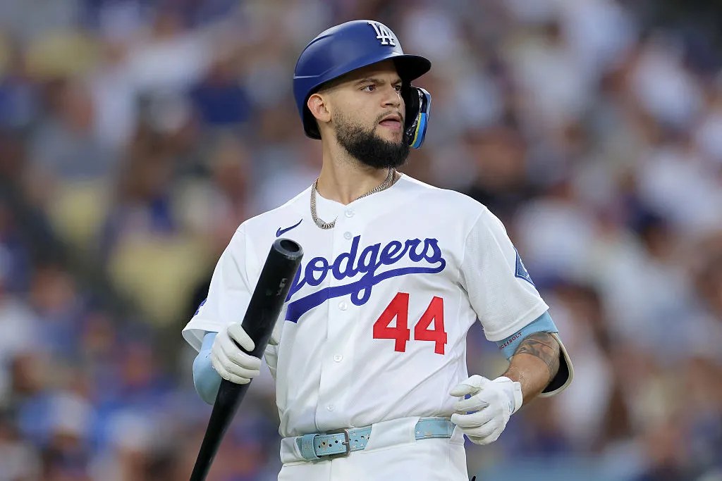 Andy Pages batting for Los Angeles before his two-run single set up the Dodgers Brewers NLCS rematch 2026