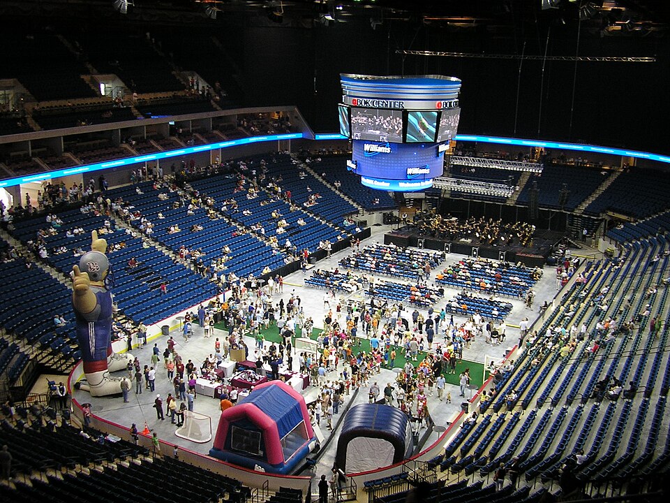 Interior of Tulsa's BOK Center, where Ella Langley's October 9 concert was canceled