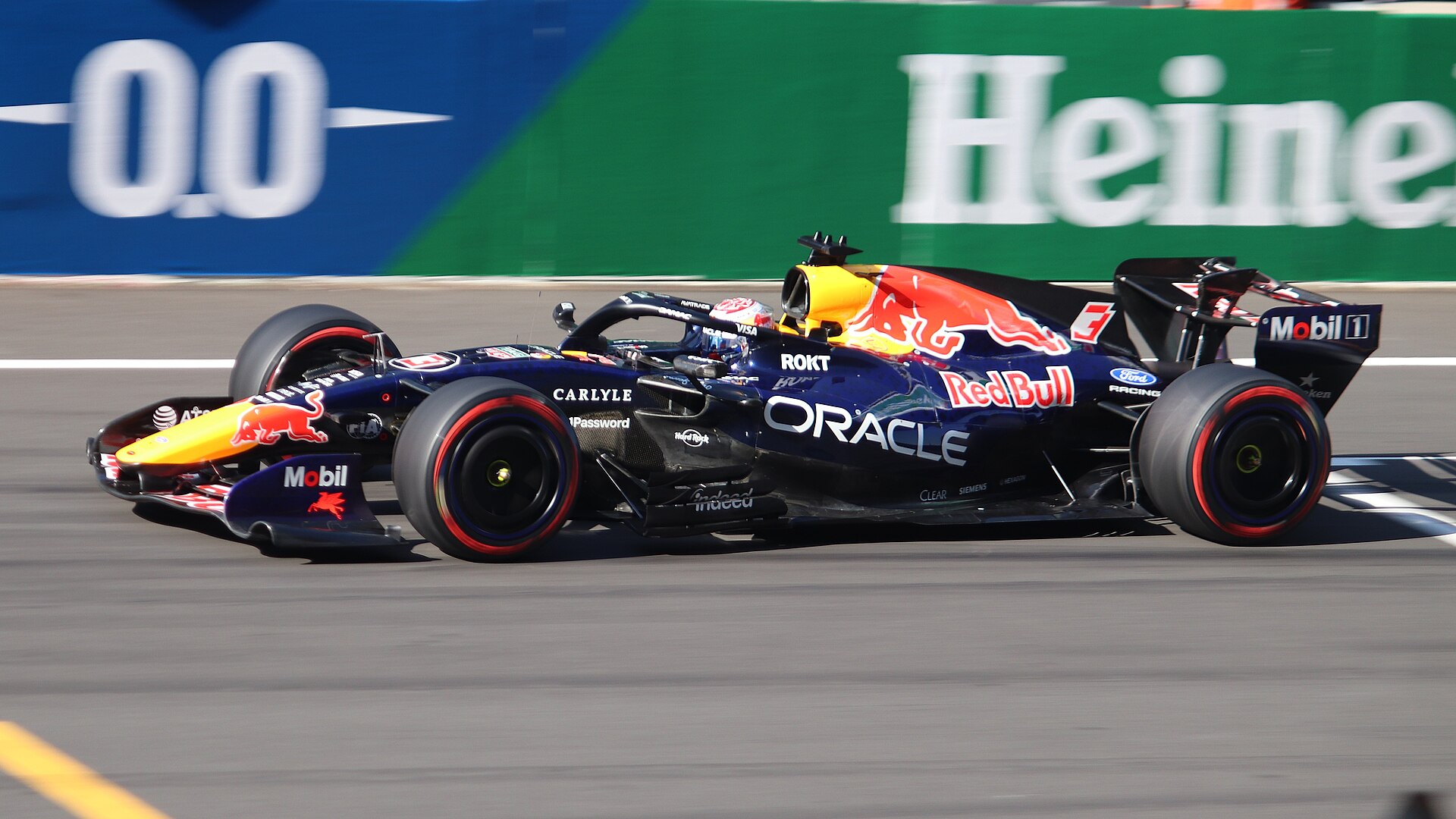 Max Verstappen's Red Bull during qualifying for the 2026 Chinese Grand Prix
