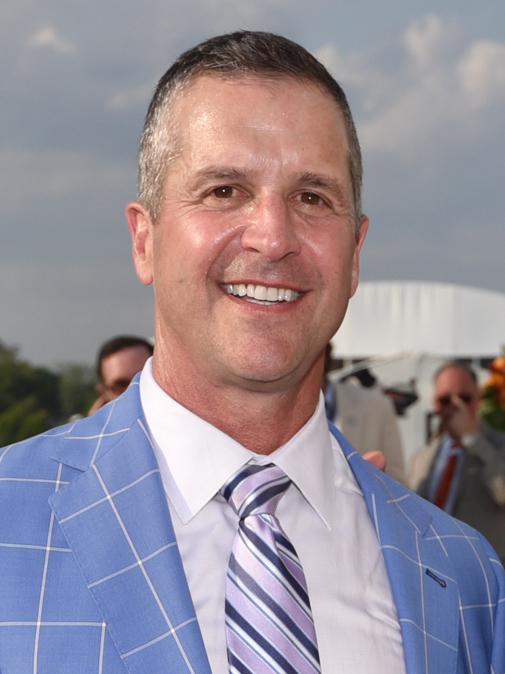 Giants head coach John Harbaugh, file photo — he praised New York's heart and grit after the 27-27 tie with Washington