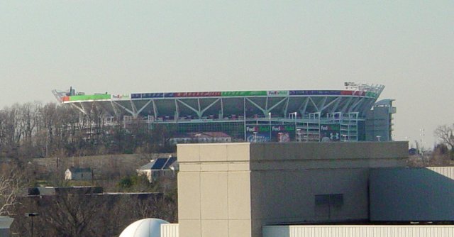 Northwest Stadium in Landover Maryland, file photo — site of the Giants' 27-27 overtime tie with the Commanders