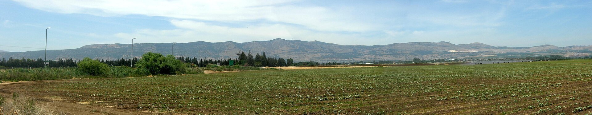 Panorama of the Ramim Ridge in the Upper Galilee, near Israel's border with Lebanon, where a school hiking trip was struck by an explosion on October 12, 2026