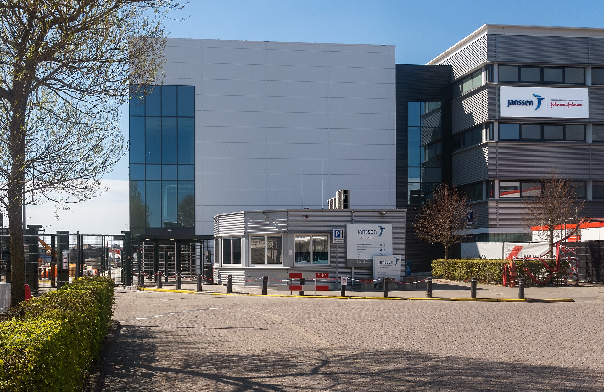 Janssen Pharmaceutica site in Leiden, Netherlands, Johnson & Johnson's medicines arm — Johnson & Johnson Q3 earnings file photo