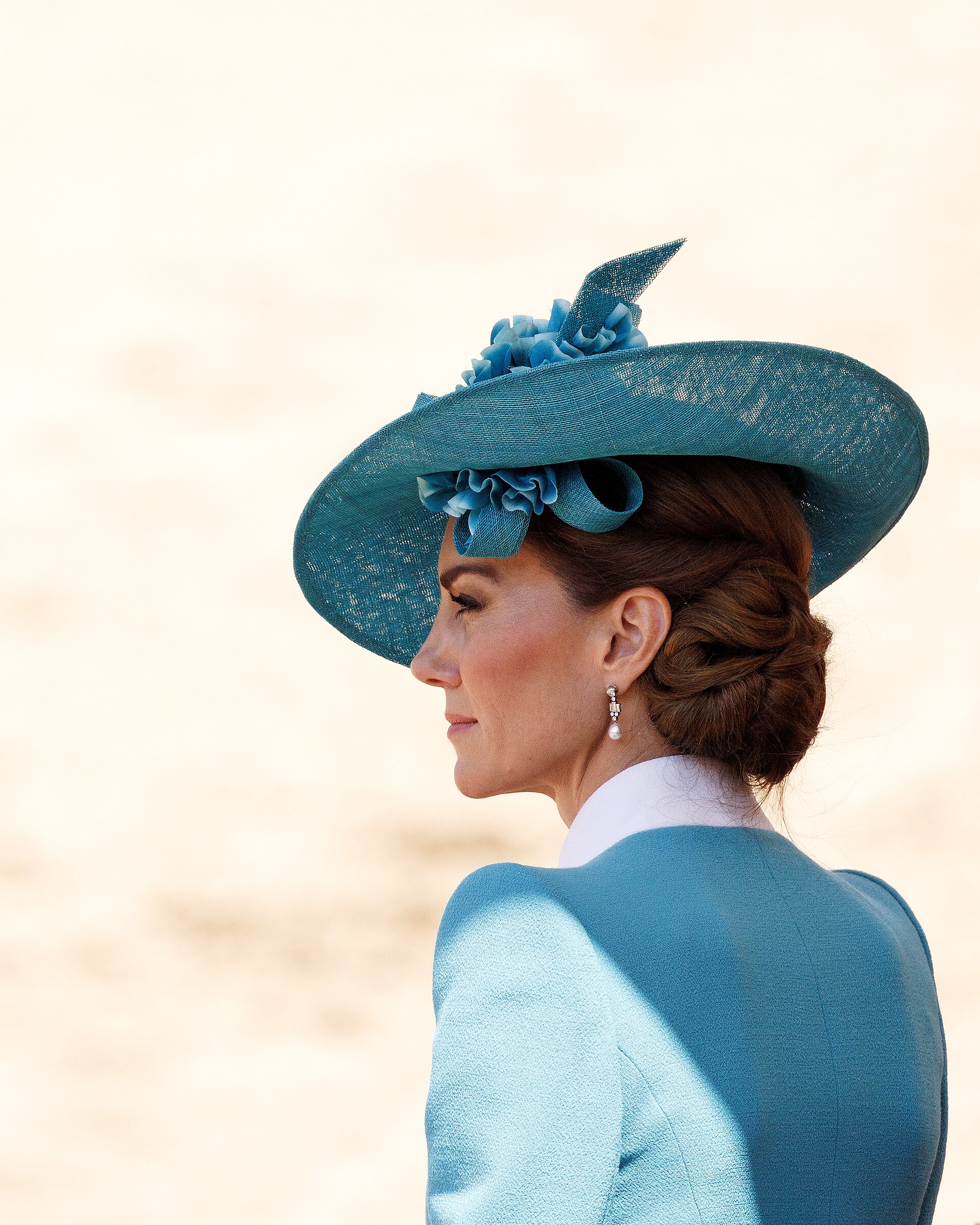 Catherine in baby blue at Trooping the Colour — Kate Middleton best dressed 2026 file photo
