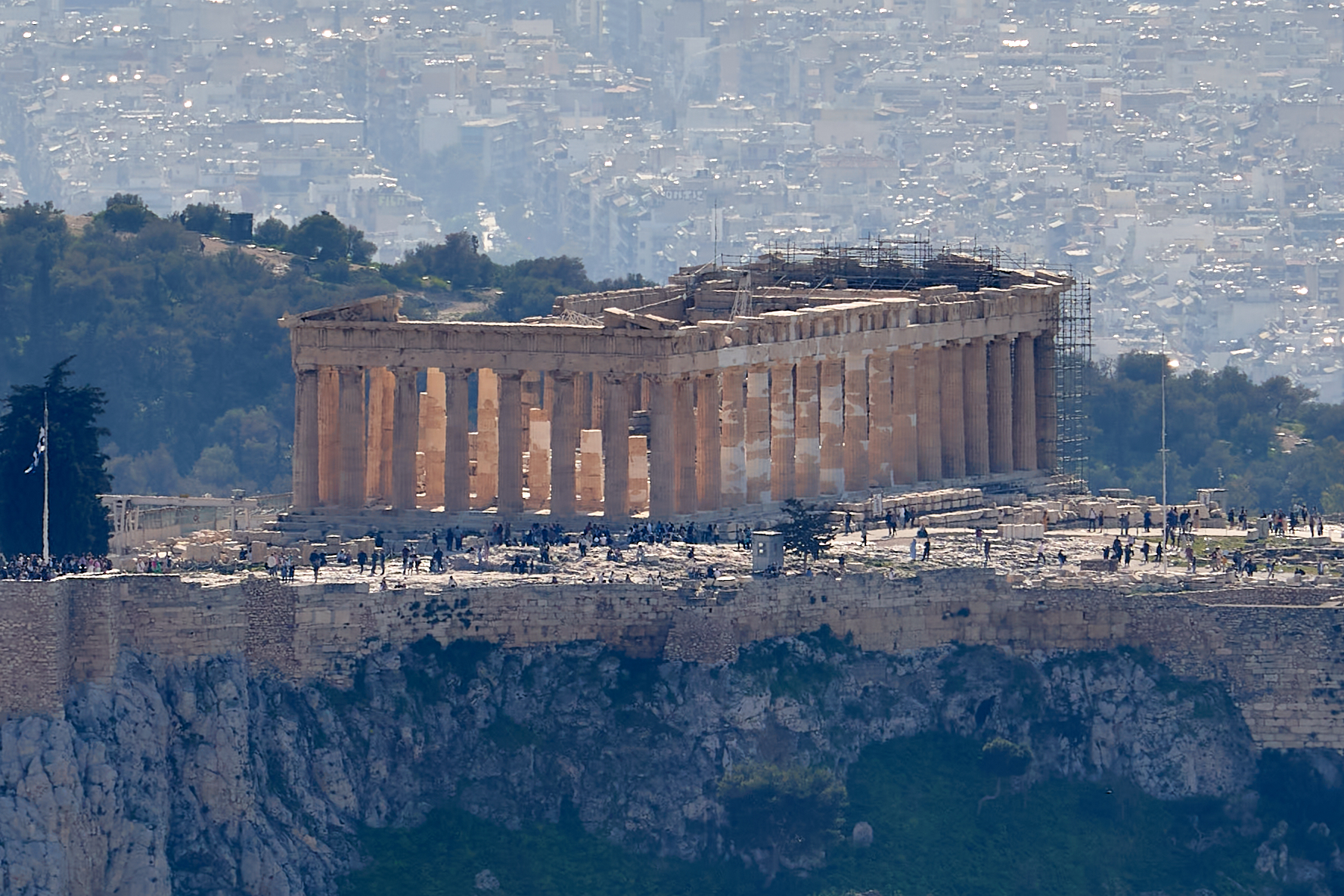 The Parthenon above Athens — Kimberly Guilfoyle resigns Greece ambassador