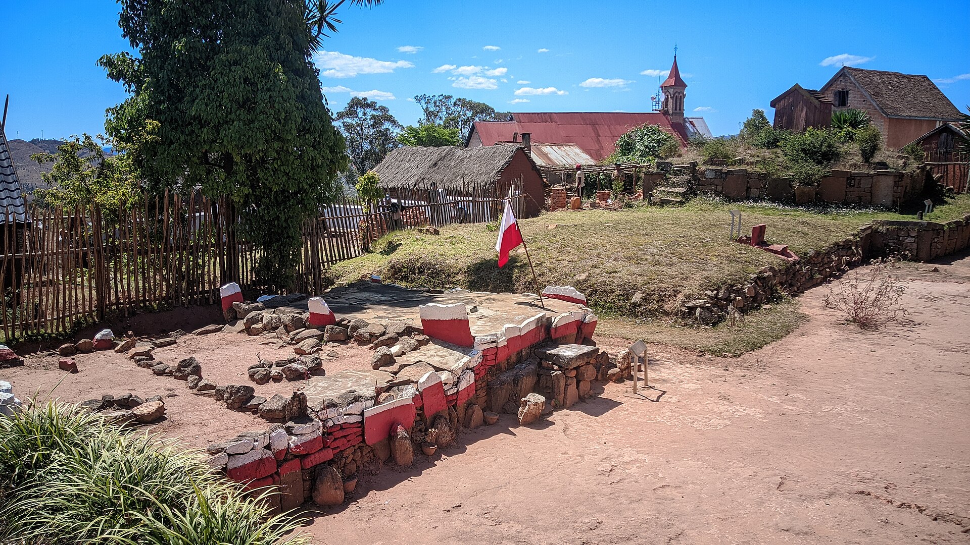 The village of Ambohidrabiby near Antananarivo in Madagascar's central highlands, the region where plague is endemic