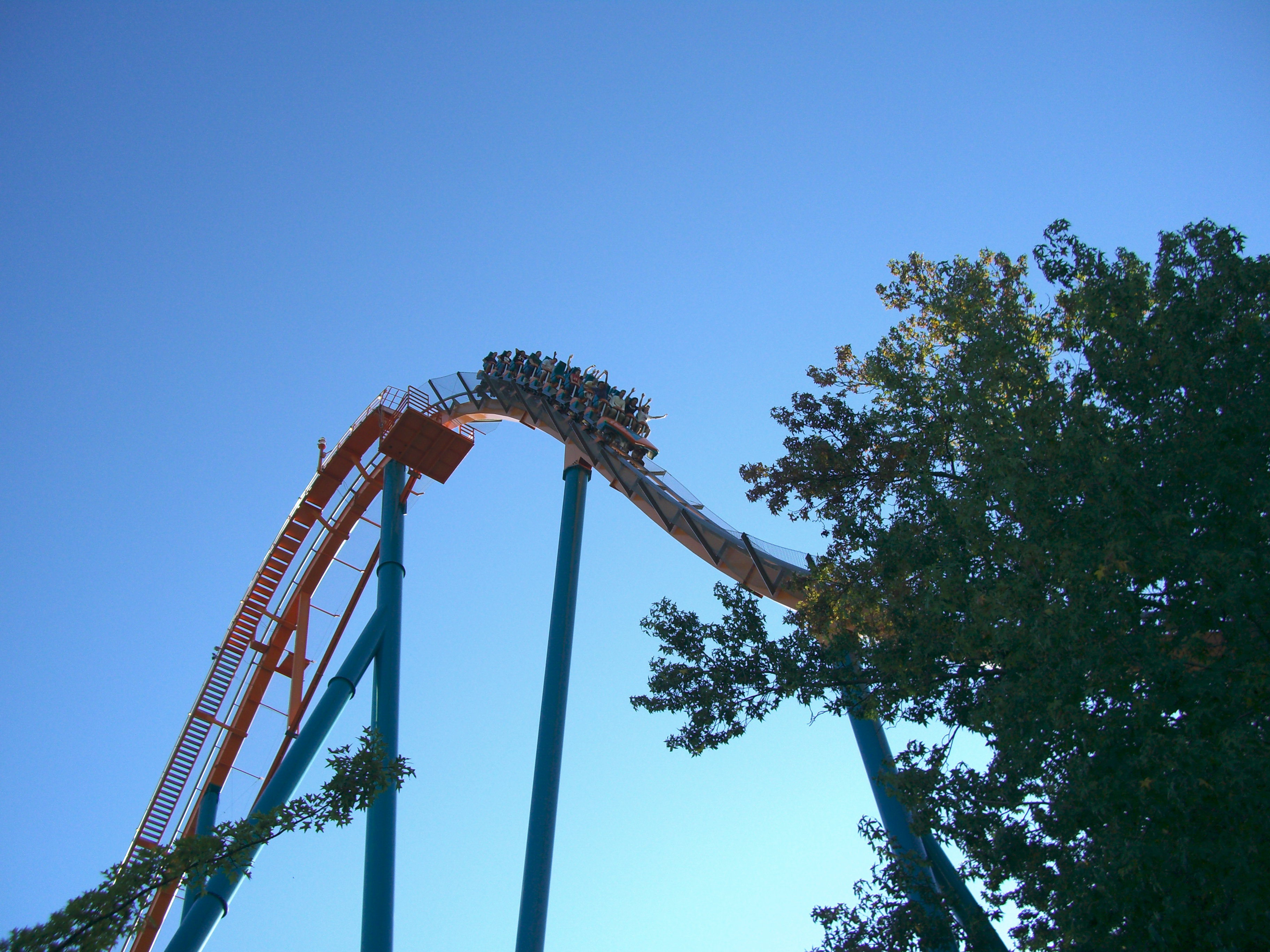 The Goliath hypercoaster at Six Flags Over Georgia