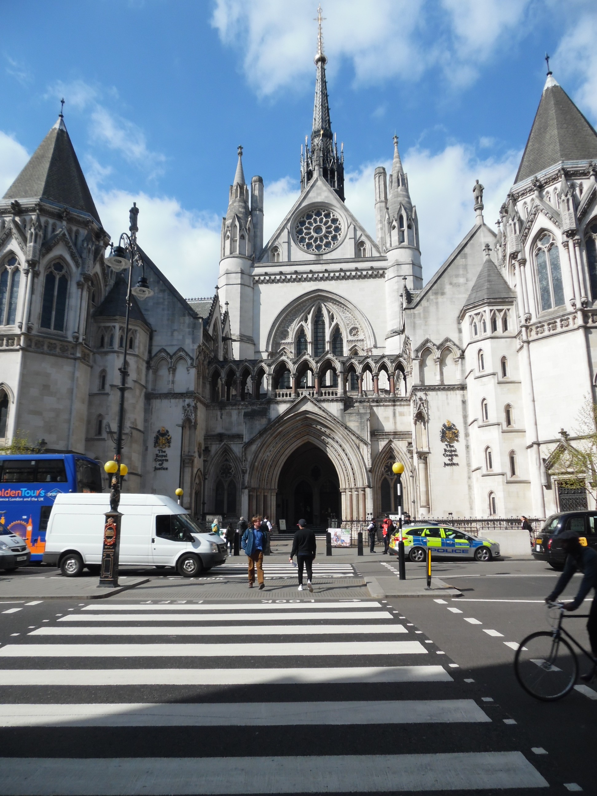 The Royal Courts of Justice on the Strand in London, home of the High Court