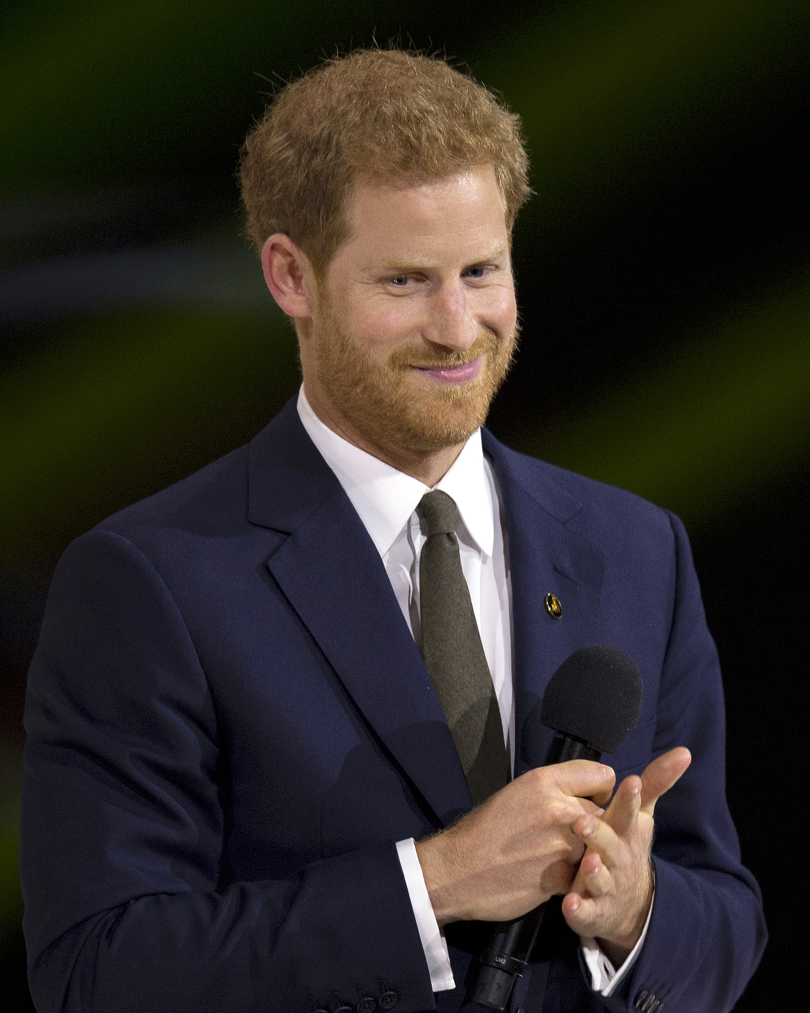 Prince Harry speaks during the opening ceremony of the 2017 Invictus Games in Toronto