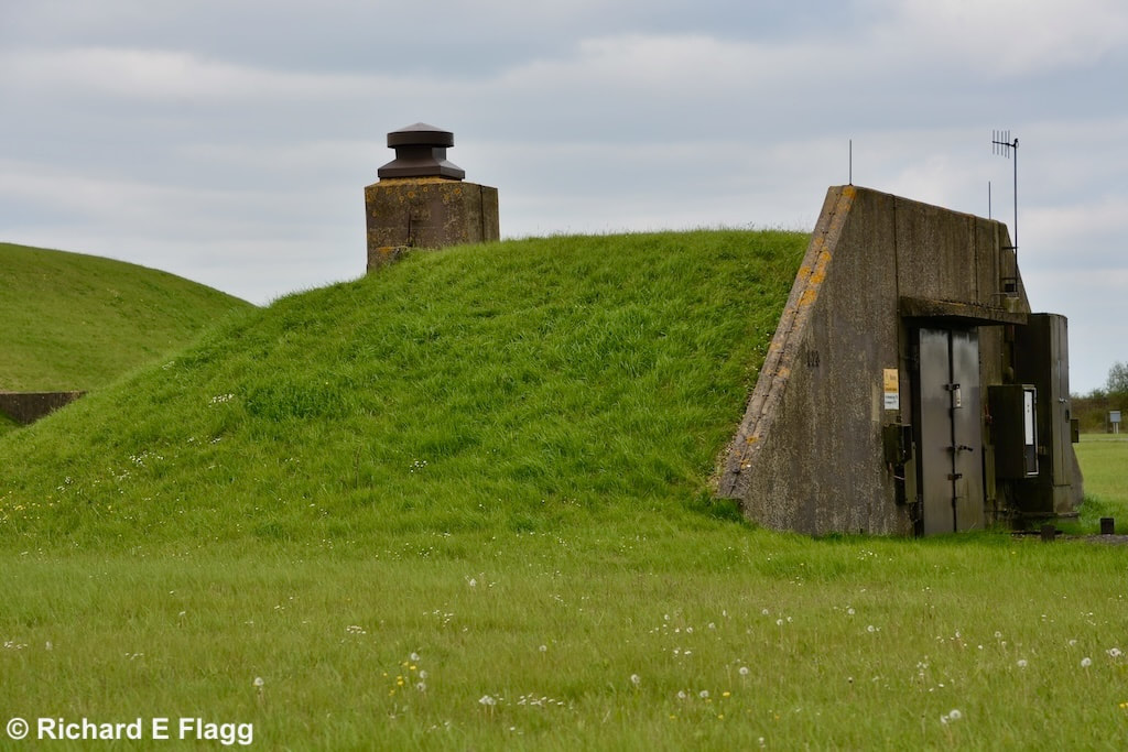 Hardened former cruise missile shelter at RAF Molesworth during a UK military base security debate