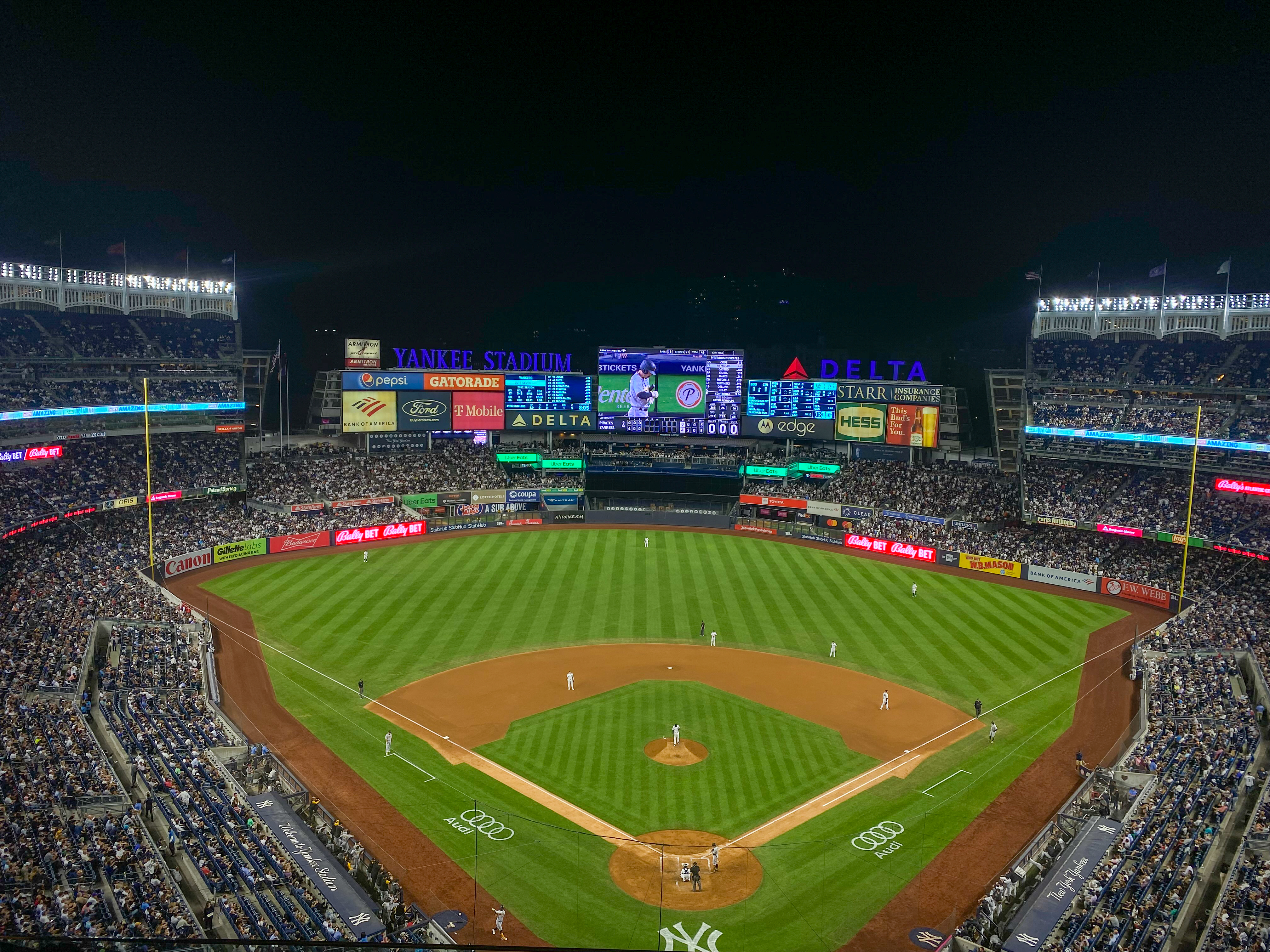 Yankee Stadium where the Rays Yankees Game 3 score completed Tampa Bay's ALDS sweep