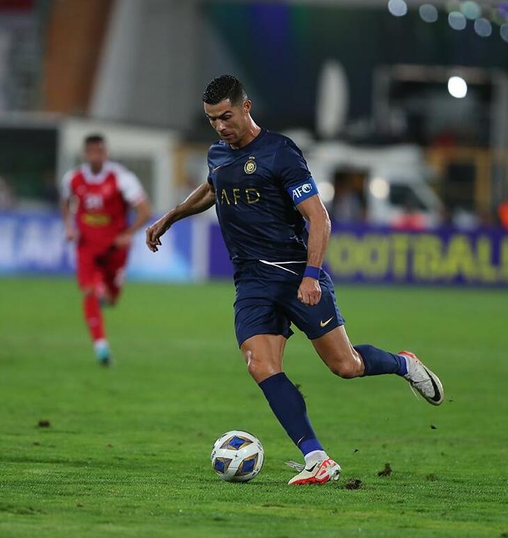 Cristiano Ronaldo in Al Nassr colours; the 41-year-old says he will remain available for Portugal after serving any suspension.