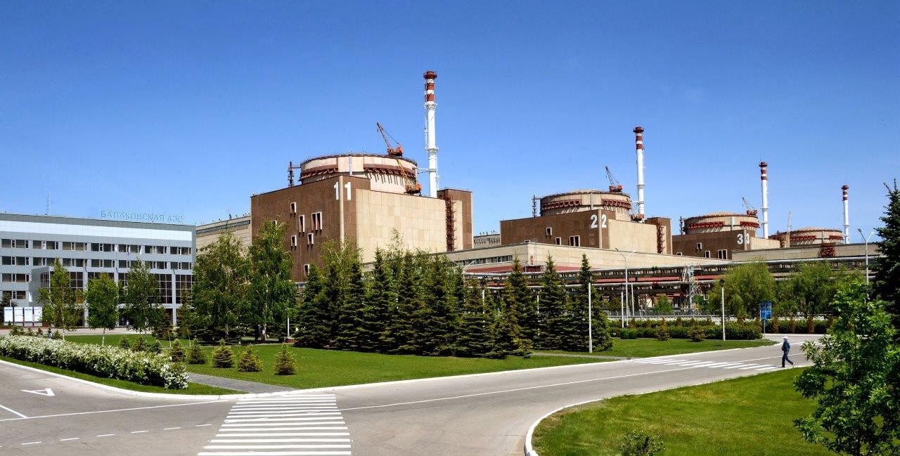 The Balakovo nuclear power plant units in Russia's Saratov region — Balakovo drone attack file photo