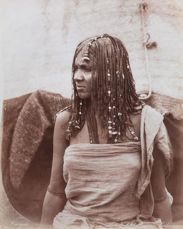 Historic portrait of a Sudanese woman, illustrating the women killed in the Wad al-Mahi drone strike