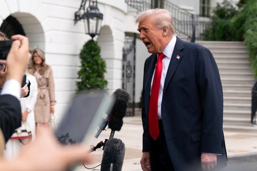 Donald Trump speaking during the US Russia diesel deal backlash and Ukraine refinery-strike dispute