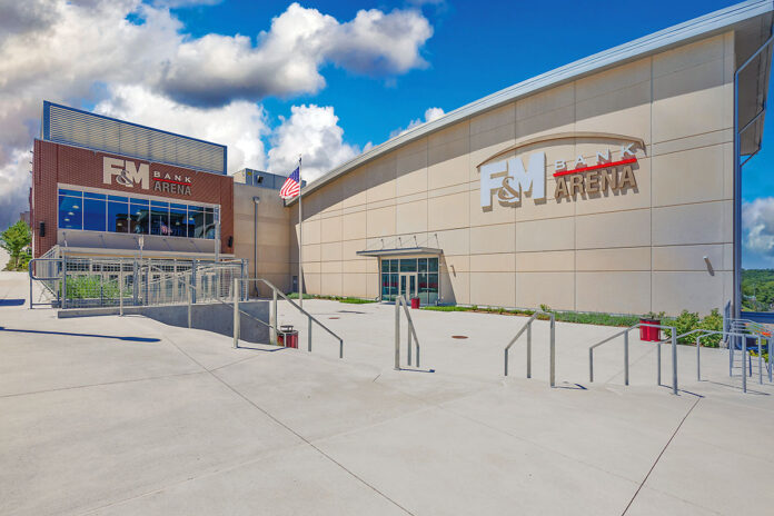 F&M Bank Arena in Clarksville Tennessee