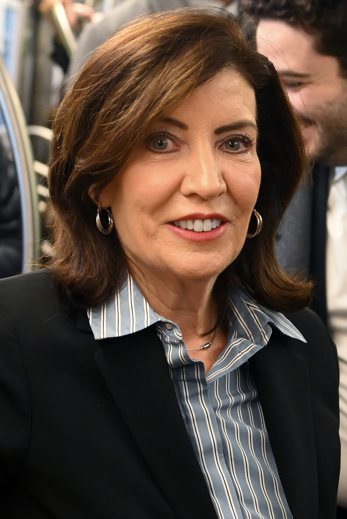 New York Gov. Kathy Hochul, whose signature the 'gestating parent' bill awaits