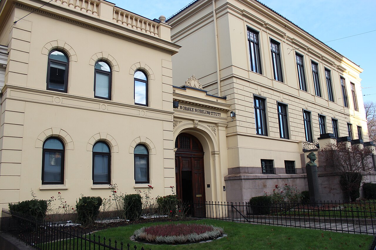 The Norwegian Nobel Institute in Oslo, home of the five-member Nobel Peace Prize committee