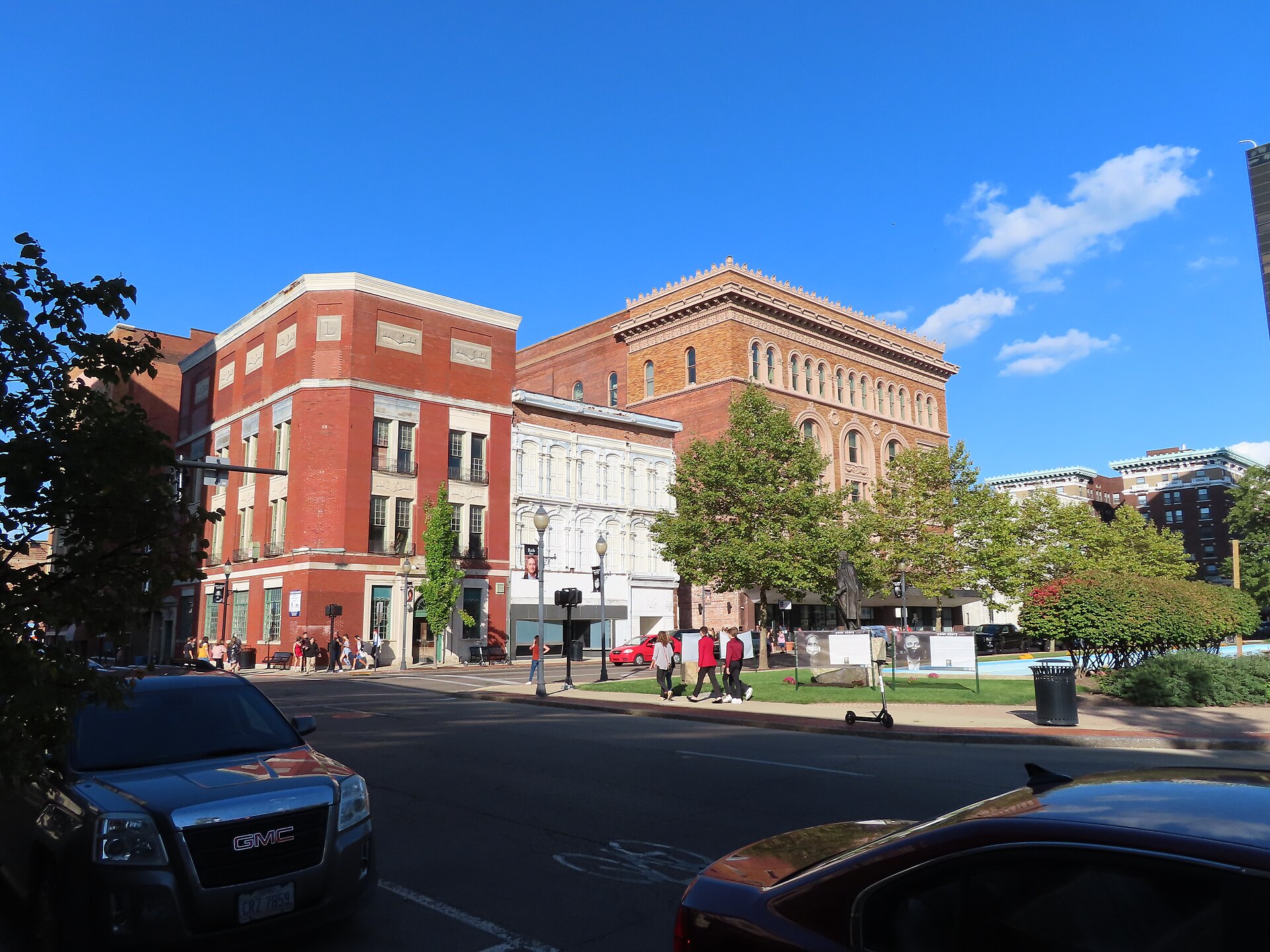 Downtown Springfield, Ohio, the city at the centre of the Haitian immigration debate