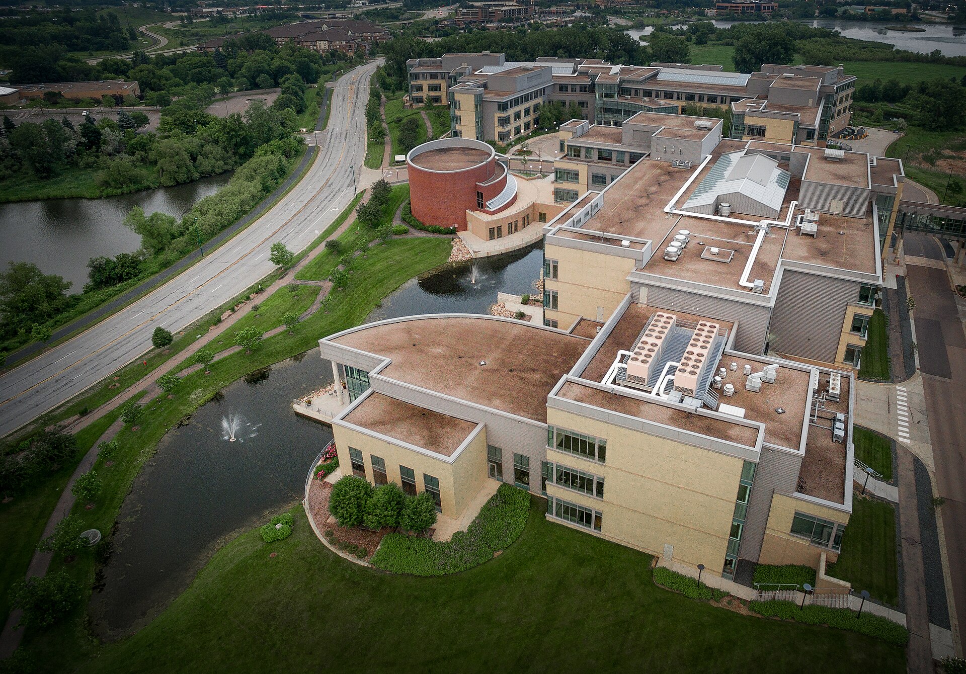 Optum headquarters campus in Eden Prairie, Minnesota from the air — Optum earnings