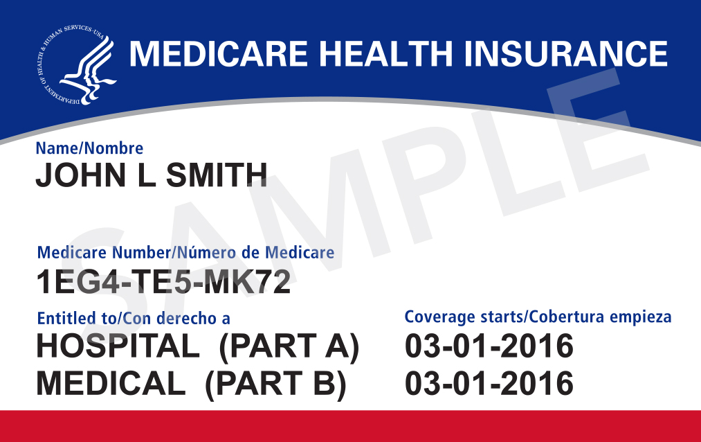 Sample US Medicare card — Medicare Advantage membership and UnitedHealth earnings 2026 outlook