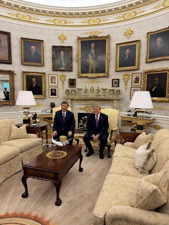 Xi Jinping in the Oval Office during September 2026 Washington summit