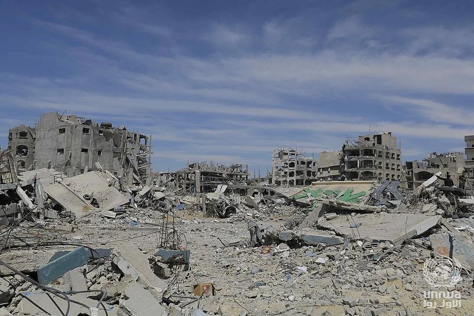 Destruction in the Jabalia camp, Gaza — file photo; the IDF said it killed a Nukhba commander in Gaza strikes on Sept. 26, 2026.