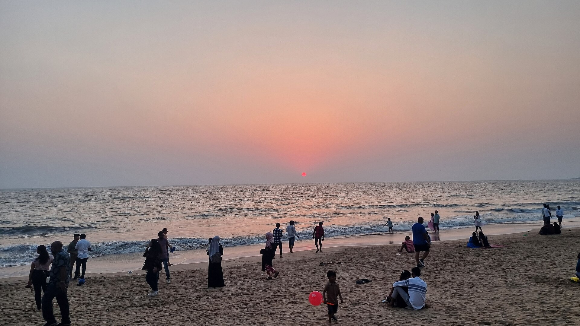 Juhu Mumbai, where the Tiger Shroff car shooting happened on October 18 2026 — file photo of Juhu beach at sunset