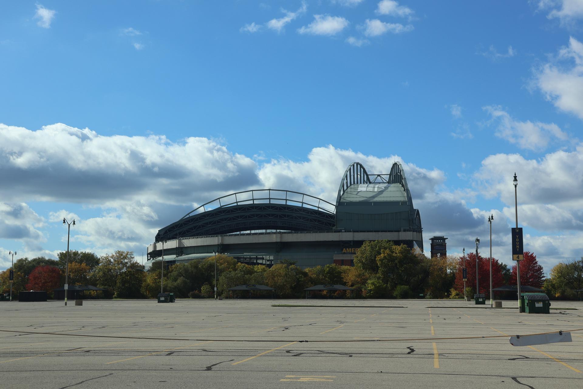 American Family Field Milwaukee — site of the Brewers 5-4 comeback win over the Rays in World Series Game 2
