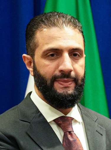 Syrian President Ahmed al-Sharaa during a September 2025 meeting in New York