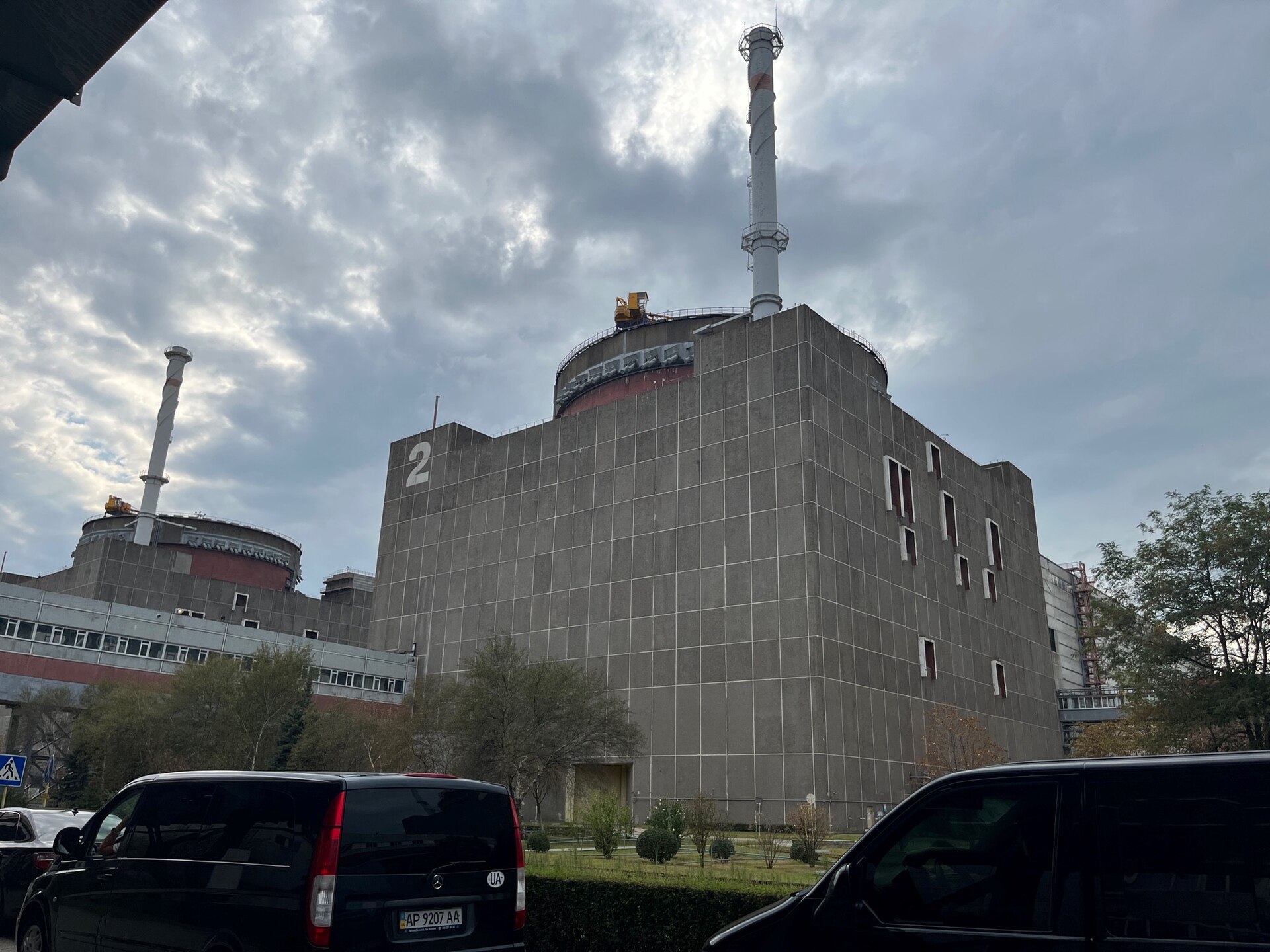 IAEA experts at the Zaporizhzhia Nuclear Power Plant during the agency's 2022 support and assistance mission (file photo)
