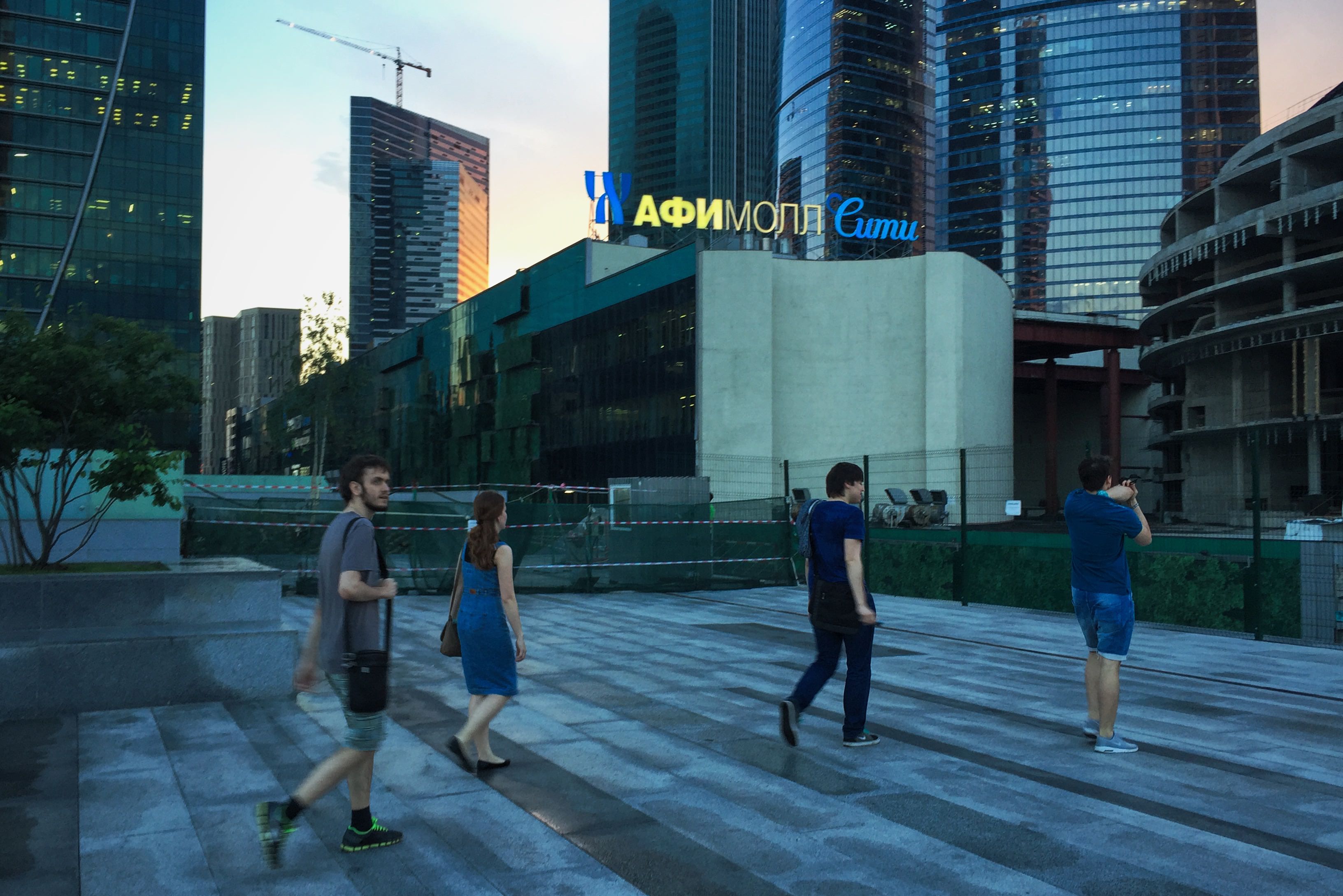 Russia investment fund sanctions relief talks — the central core towers of Moscow-City, Moscow's international business district, where Russia's sovereign investment institutions are based
