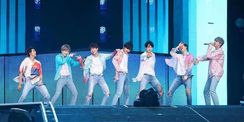 BTS performing onstage — the BTS Grammy boycott 2027 began with the group's July stand against the Best Asian Pop category