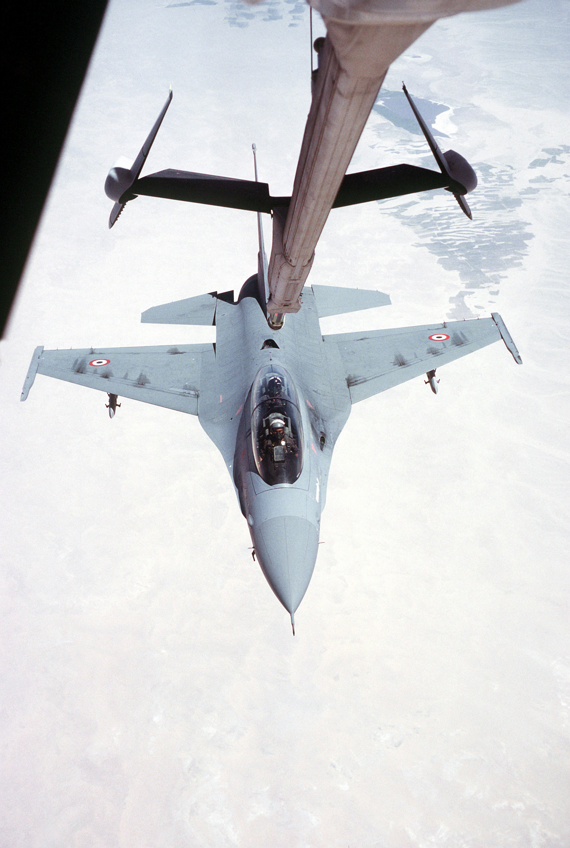 An Egyptian Air Force F-16 in flight, file photo