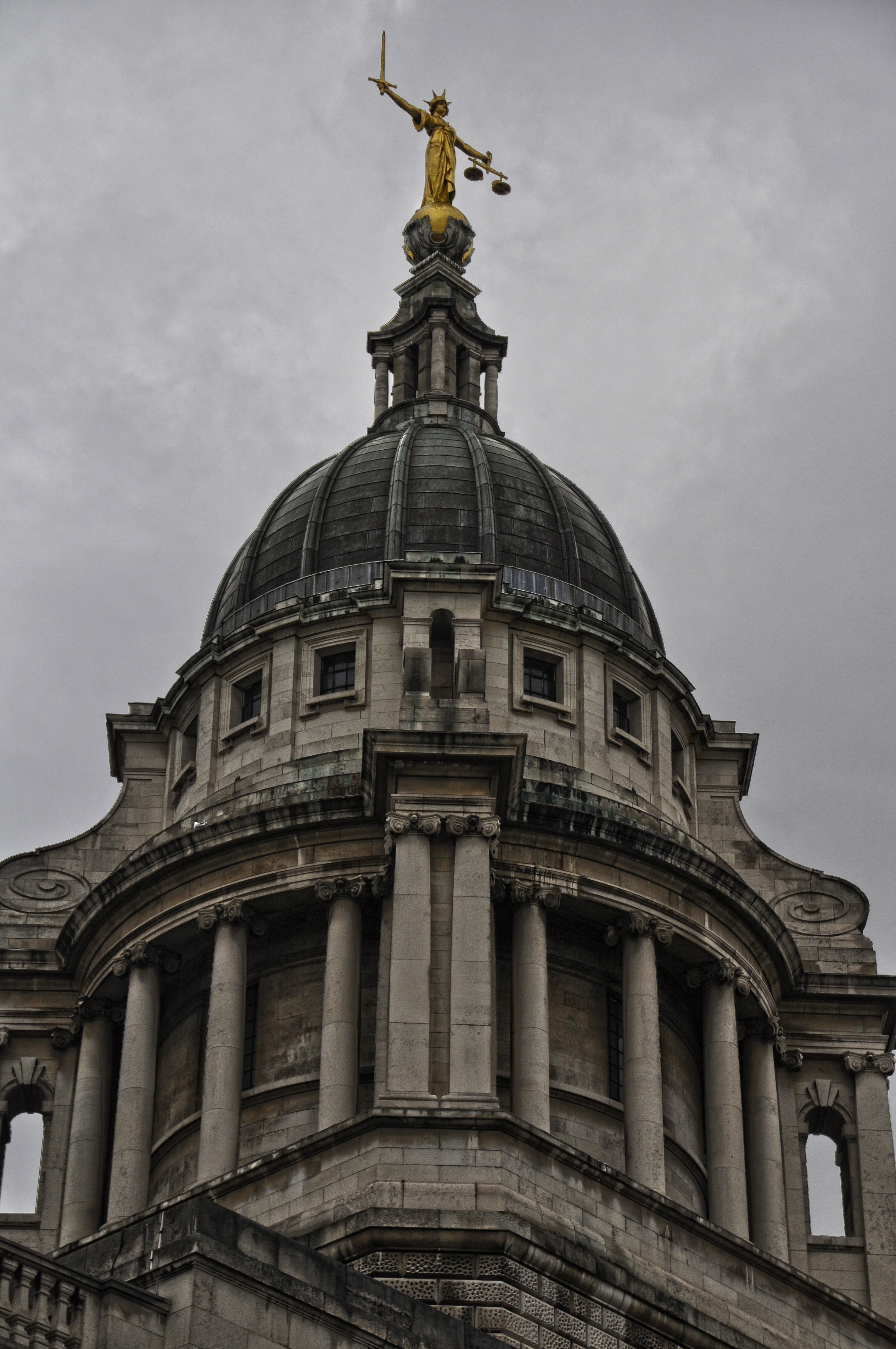 The Old Bailey Central Criminal Court in London, whose judge issued the search warrants