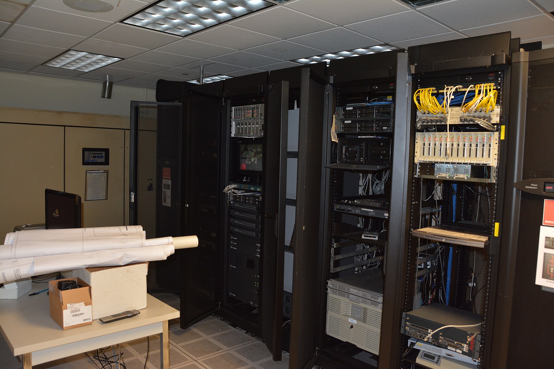 SBI customer data leak — server racks inside a data centre