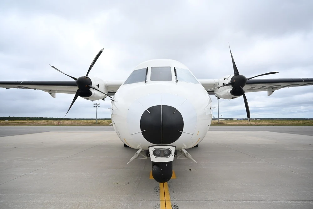 U.S. Coast Guard HC-144 Ocean Sentry at Air Station Cape Cod, one aircraft type used in the Coast Guard search Nantucket plane operation
