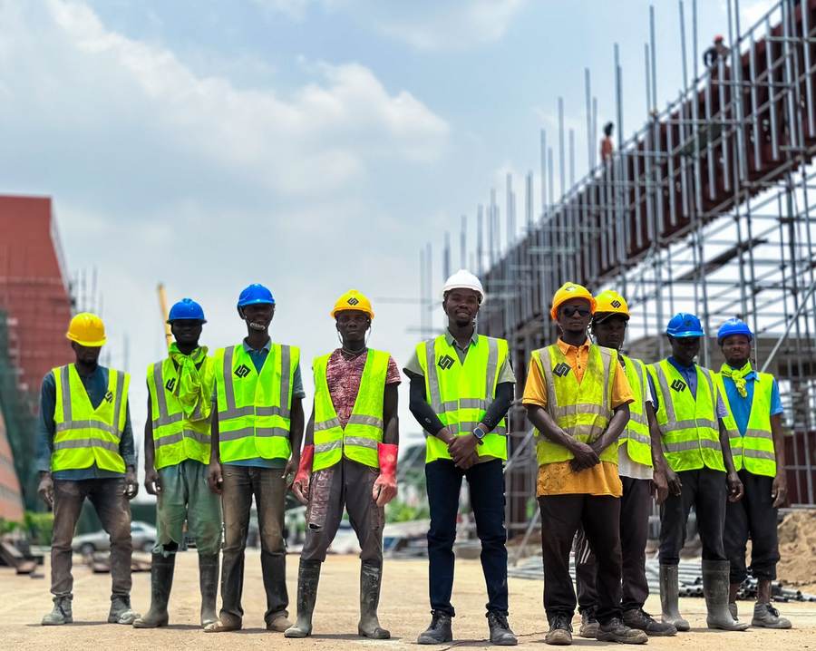 A construction crew — hiring in the September jobs report 2026 was concentrated in a handful of sectors
