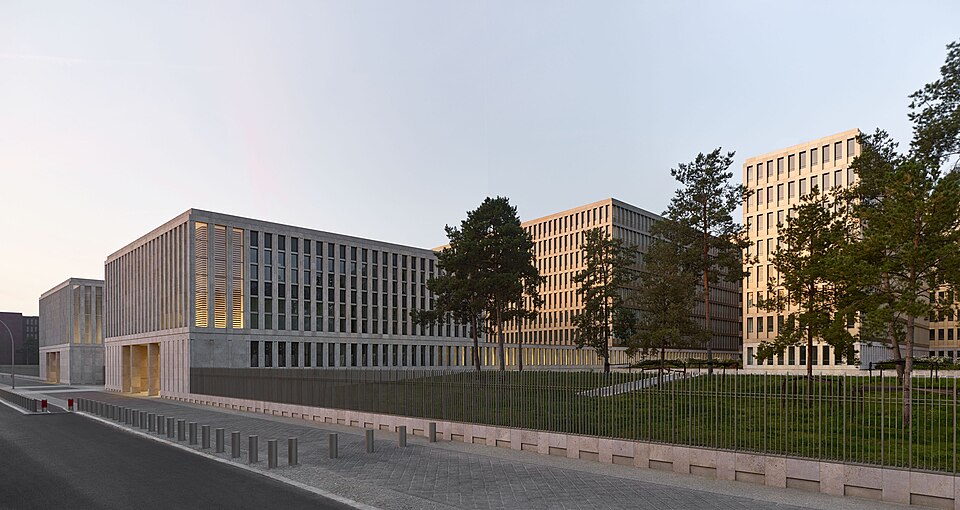 The headquarters of Germany's BND foreign intelligence service in Berlin