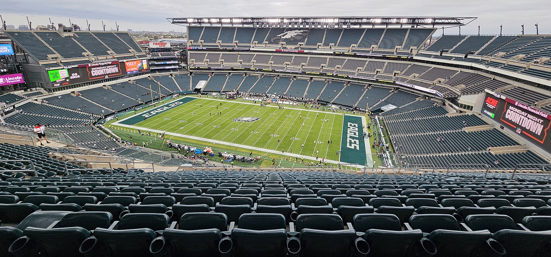 Lincoln Financial Field Philadelphia Eagles stadium Panthers win