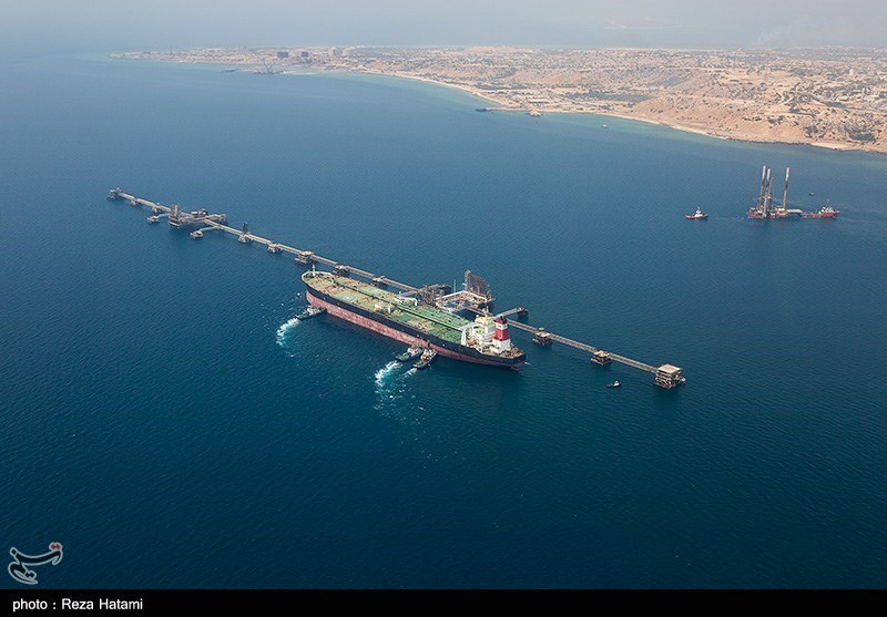 Oil terminal infrastructure on Iran's Kharg Island in a 2022 file photograph
