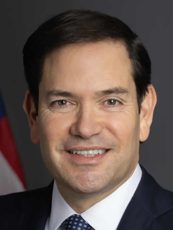Secretary of State Marco Rubio, who declined to comment on the Kimberly Guilfoyle $100,000 texts report