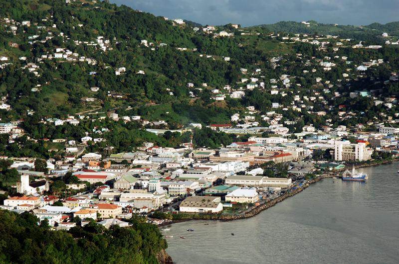 Kingstown, the capital of St. Vincent and the Grenadines, near the Green Hill community where a mass shooting killed four people