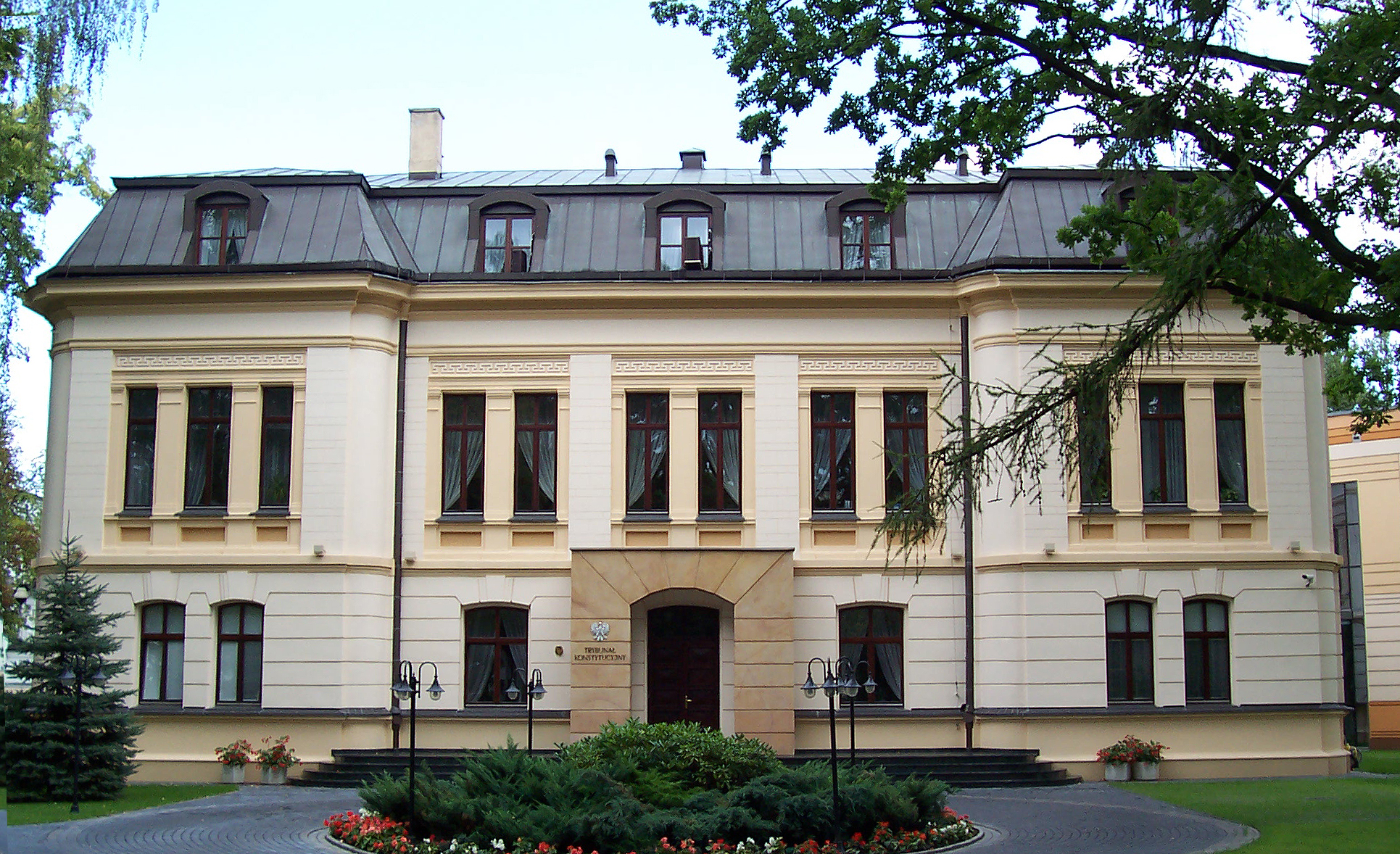 The seat of the Constitutional Tribunal on Szucha Avenue in Warsaw — Poland Constitutional Tribunal crisis